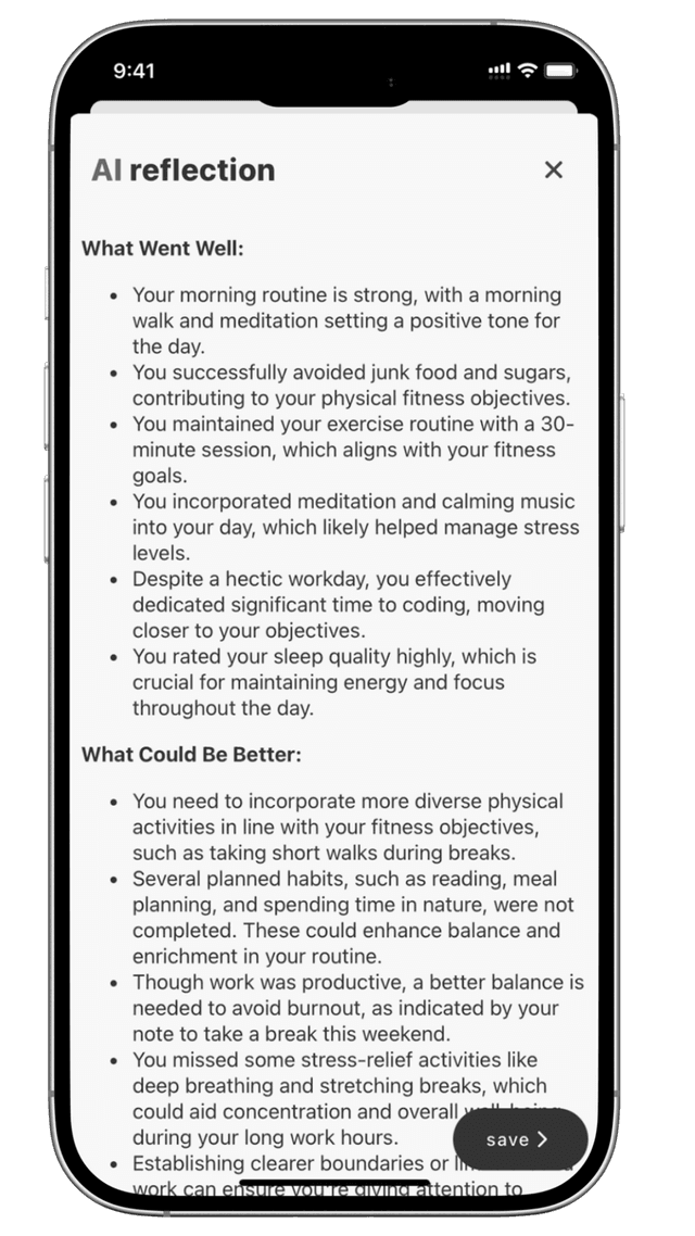 beyondtime.ai advanced coaching system providing personalized guidance and evolving recommendations for goal achievement